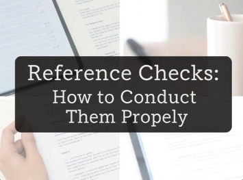 Reference Check Comment Reference Checks: How to Conduct Them Properly - The Recruiting Collective